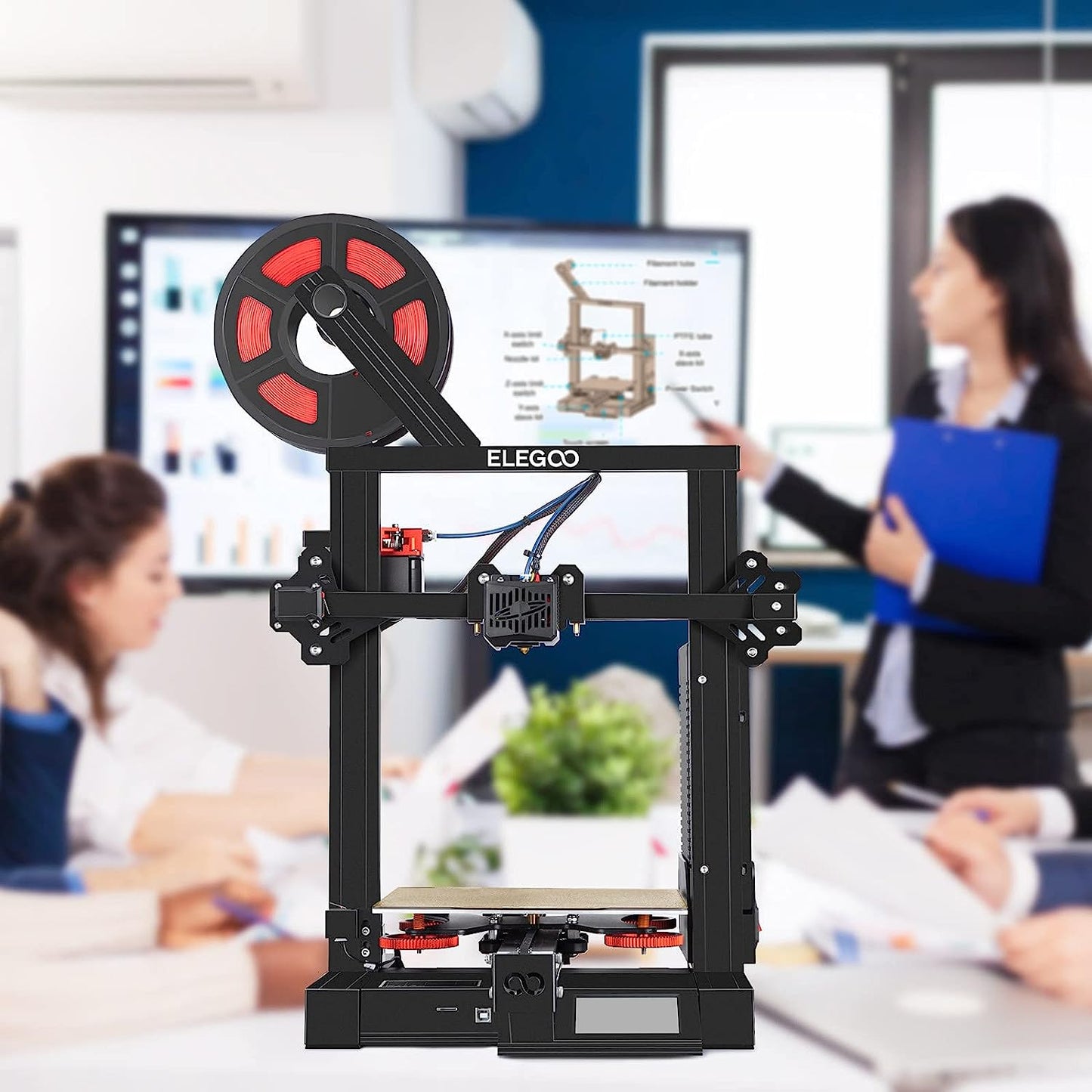 Neptune 2S FDM 3D Printer with Resume Printing Function Printing Size 8.66x8.66x9.84 inch
