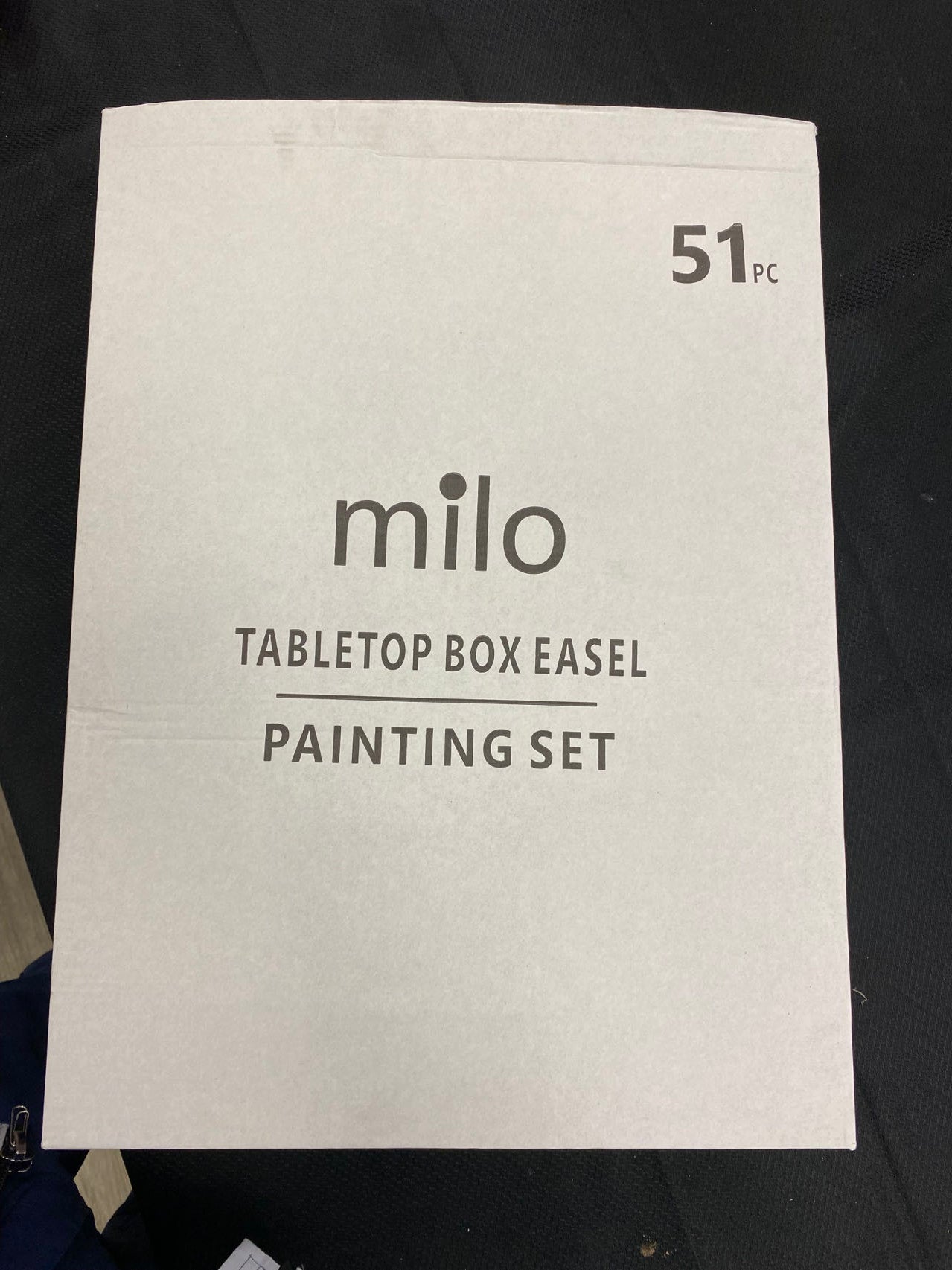 Art Easel Box Acrylic Paint Set with Portable Table Display Stand, Acrylic Paint, Canvas Panels