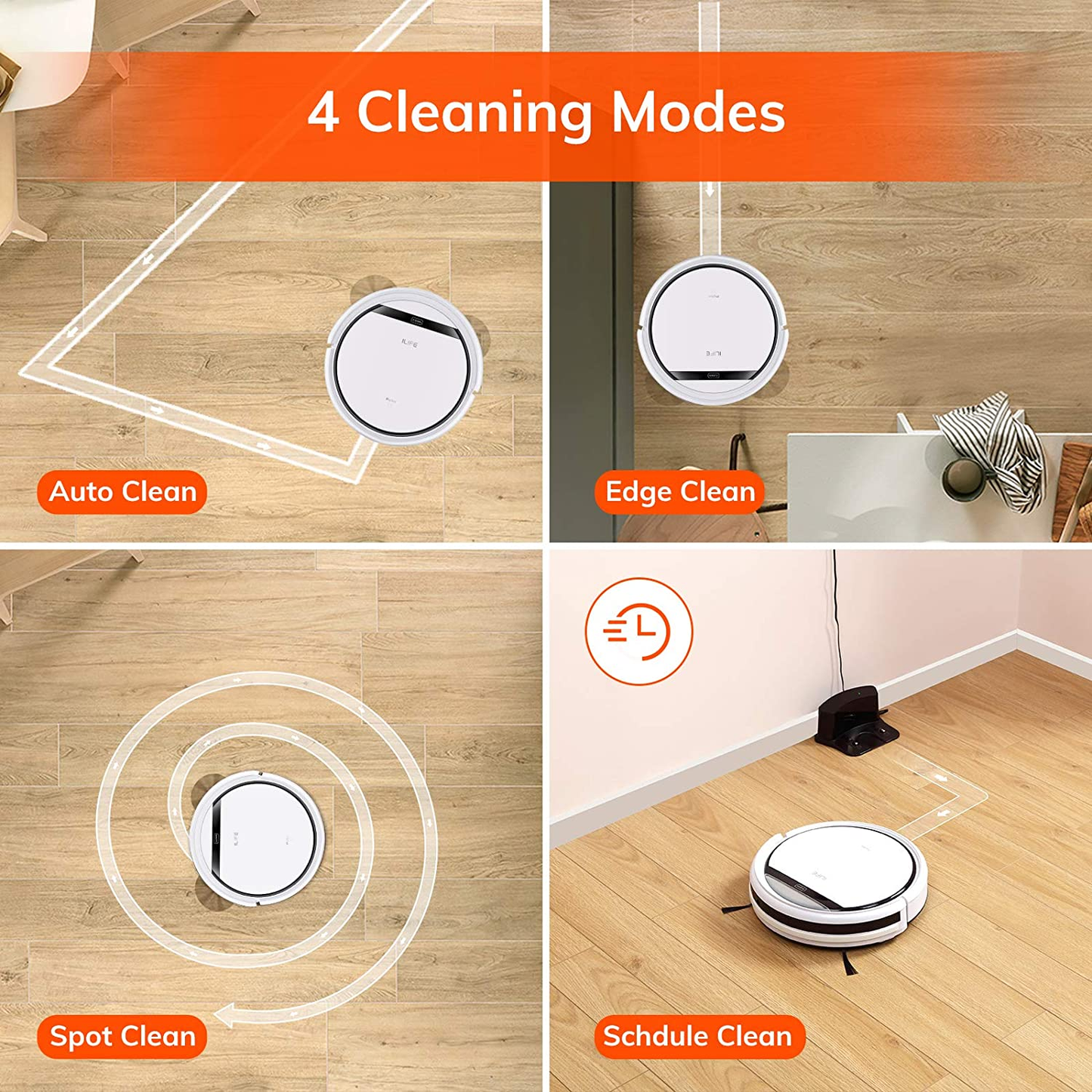 V3S Pro Robot Vacuum Cleaner, Tangle-Free Suction , Slim, Automatic Vacuum