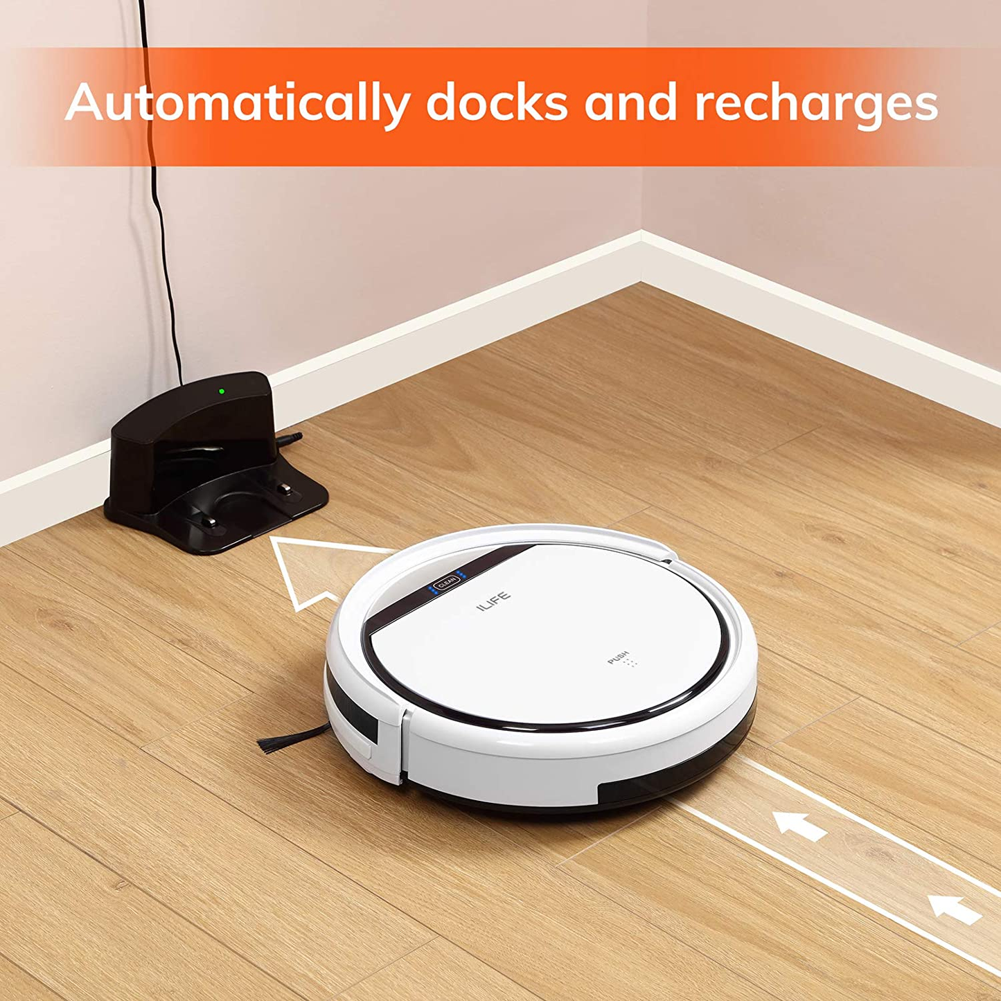 V3S Pro Robot Vacuum Cleaner, Tangle-Free Suction , Slim, Automatic Vacuum