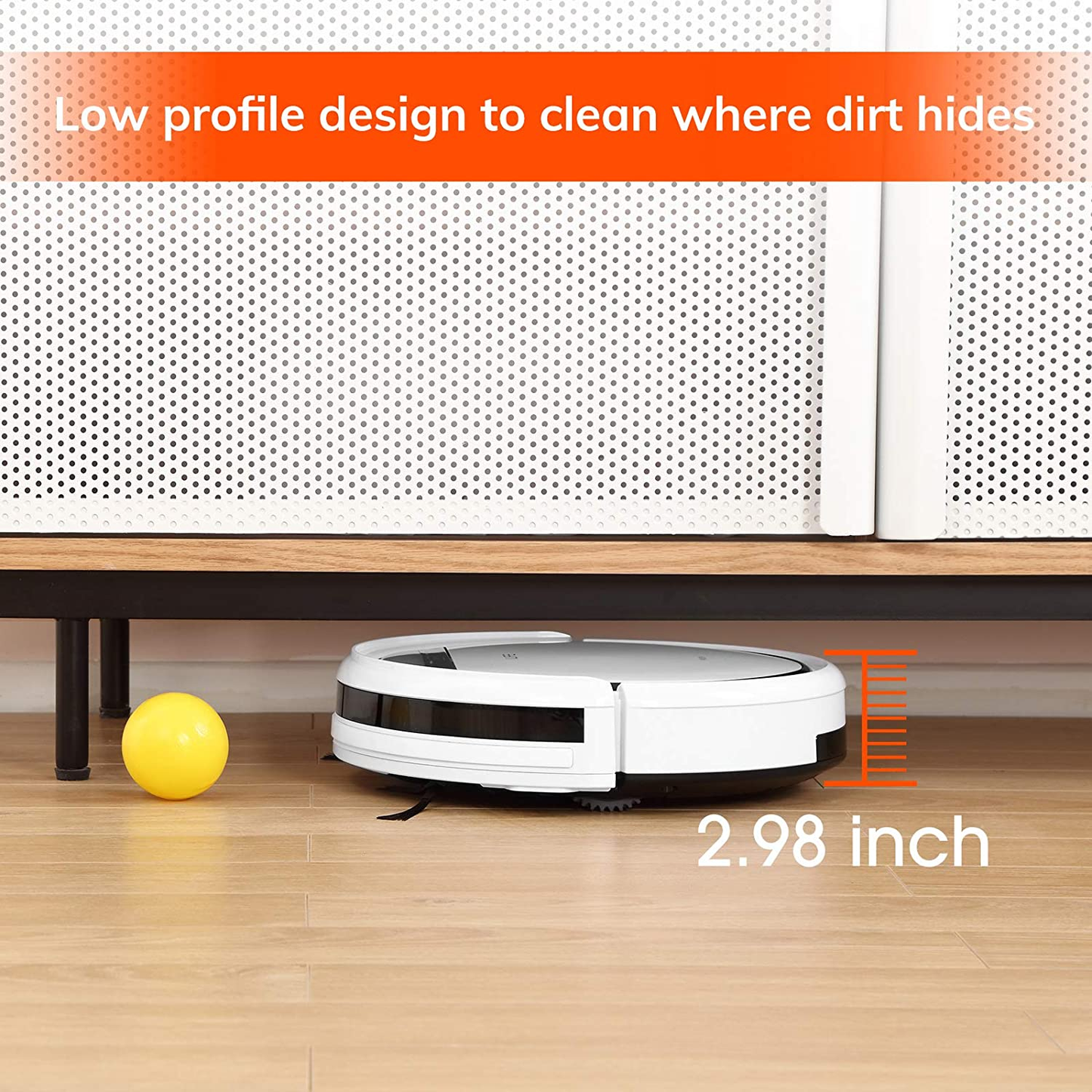 V3S Pro Robot Vacuum Cleaner, Tangle-Free Suction , Slim, Automatic Vacuum