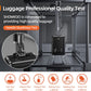 Black Luggage Sets Durable Suitcase Double Wheels TSA Lock 3pcs