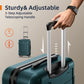 Expandable PC+ABS Durable Suitcase Double Wheels TSA Lock  (ArmyGreen)