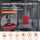 PC+ABS Durable Suitcase Double Wheels TSA Lock Bright Red