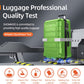 Luggage Sets Expandable PC+ABS Durable Suitcase Sets Double Wheels TSA Lock Green 3pcs