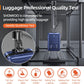 PC+ABS Durable Suitcase Double Wheels TSA Lock Blue