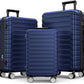 Luggage Sets Expandable PC+ABS 3pcs Suitcase Double Wheels TSA Lock