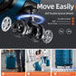 Luggage Sets Expandable PC+ABS Durable Suitcase Sets Double Wheels TSA Lock Sea Blue
