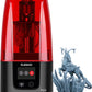 Resin 3D Printer, Mars 3 Pro MSLA 3D Printer with 6.6-Inch Ultra 4K Monochrome LCD, Print Size of 143.43×89.6×175mm/5.647×3.52×6.8in and Replaceable Activated-Carbon