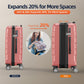 Luggage Sets Expandable PC+ABS 3pcs Suitcase Double Wheels TSA Lock Rose Gold