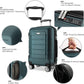 Luggage Sets Expandable Suitcase Double Wheels TSA Lock (ArmyGreen)