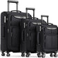 Luggage Sets 3 Piece Softside Expandable Lightweight Durable Suitcase Sets Double Spinner Wheels TSA Lock