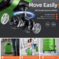 Luggage Sets Expandable PC+ABS Durable Suitcase Sets Double Wheels TSA Lock Green 3pcs