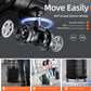 Durable Suitcase Double Wheels TSA Lock Black  Luggage
