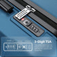 Suitcase Sets Double Wheels TSA Lock 4 Piece Luggage Set Navy