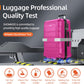 Luggage Sets Expandable PC+ABS Durable Suitcase Sets Double Wheels TSA Megenta