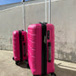 Luggage Sets Expandable PC+ABS Durable Suitcase Sets Double Wheels TSA Megenta