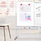 Sale by bulk (One Plate 26 to 30pieces) Mobile Whiteboard  Large 360° Rolling
